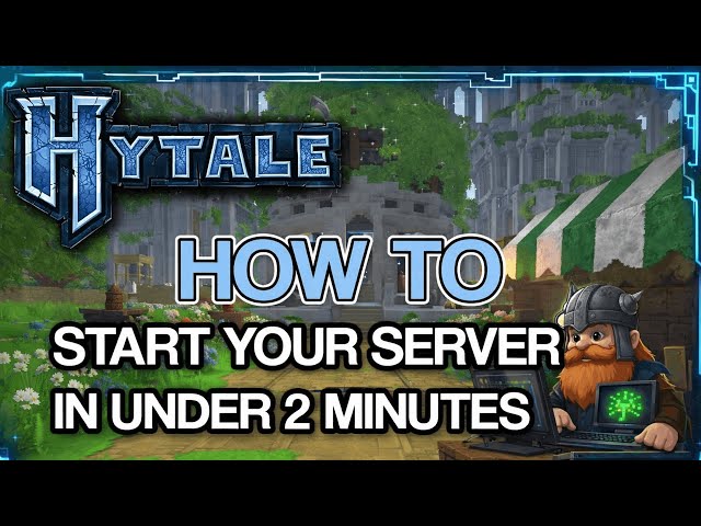 How to start your Hytale server (In under 2 minutes)