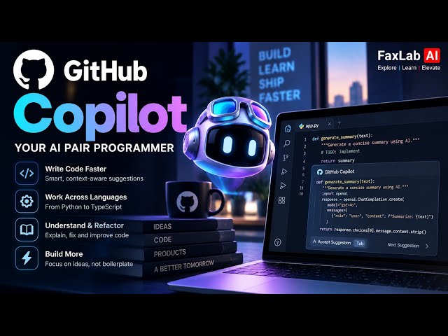 👾 GitHub Copilot: Coding Has a New Copilot 🛠️ | From Idea to Code in Minutes ⏱️ by Shwet