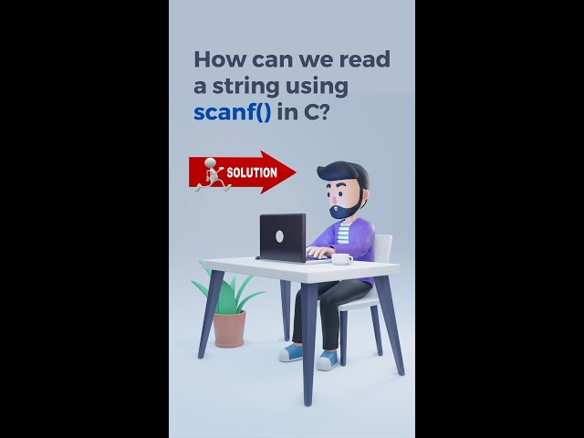 How can we read a string using scanf() in C Programming 🤔 #shorts