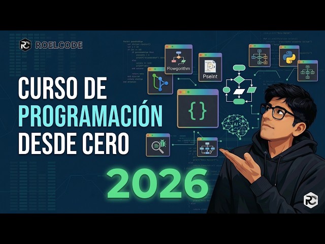 👨‍🎓¡Curso de PROGRAMACIÓN desde Cero 2026! - Fundamentos de Programación y Lógica