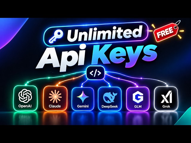 FREE & Unlimited AI API Keys! 🤯 GPT, Claude, Gemini & More
