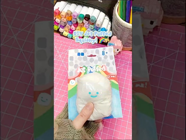 DIY Jet Puffed Marshmellow Squishy! #shorts