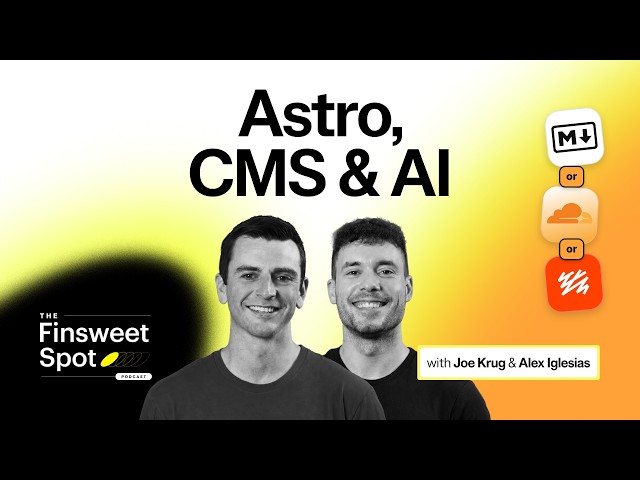 CMS options for Astro: Markdown, Cloudflare D1, Sanity (with real demos) | The Finsweet Spot