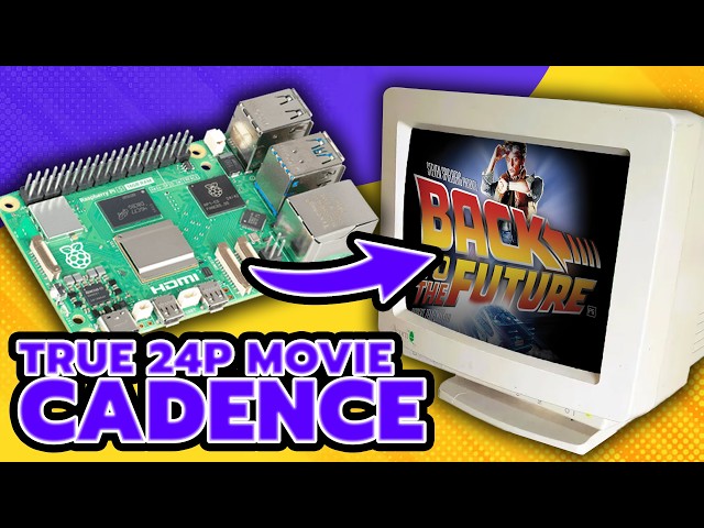 Raspberry Pi for 24p on a PC CRT