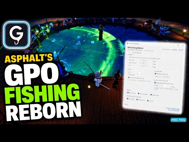 GPO Fishing Reborn macro tutorial | Grand Piece Online (Roblox)