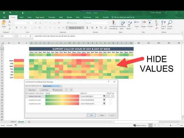 How to Create a Heatmap in Excel (THE EASY WAY)