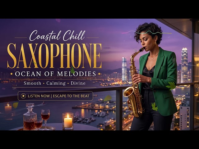 Paris Cafe Ambience ☕ Smooth Alto Saxophone Jazz for Deep Focus & Studying