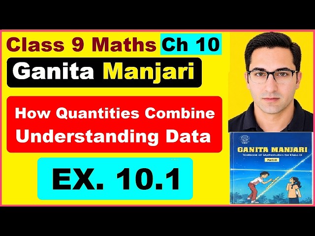 Class 9 Maths Exercise 10.1 | Ganita Manjari Ex 10.1 | Understanding Data | NCERT Maths Class 9 C...