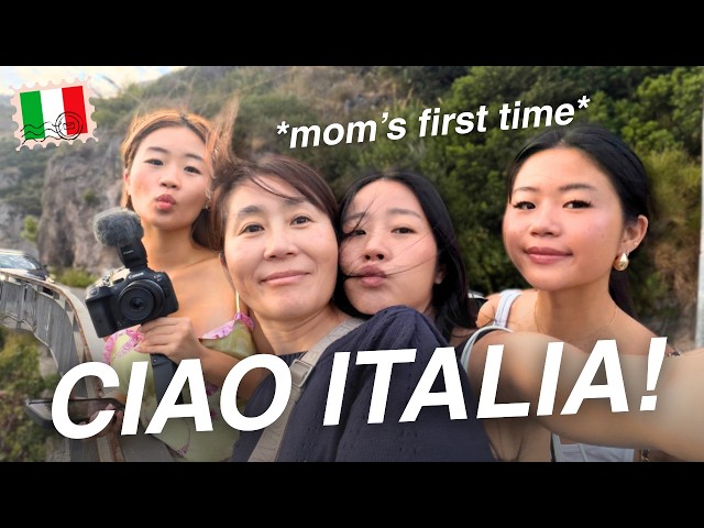 SURPRISING OUR MOM WITH HER DREAM VACATION IN ITALY!!! *vlog*
