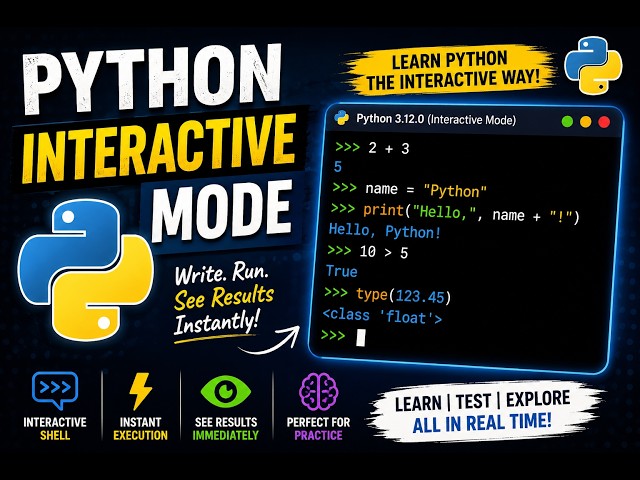 Python Interactive Mode: Your First Step to Coding