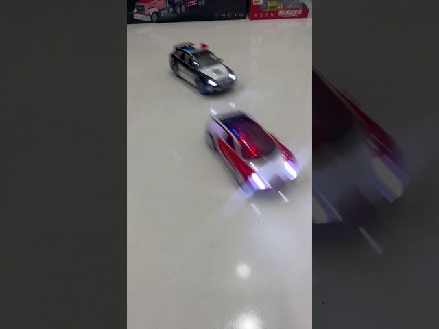 EPIC RC Police Chase vs Racing Car (3D Light) | ASMR Unboxing Short
