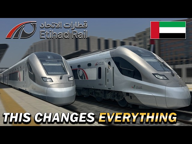 I Rode The UAE's BRAND NEW FIRST Passenger Train! Etihad Rail Full Review