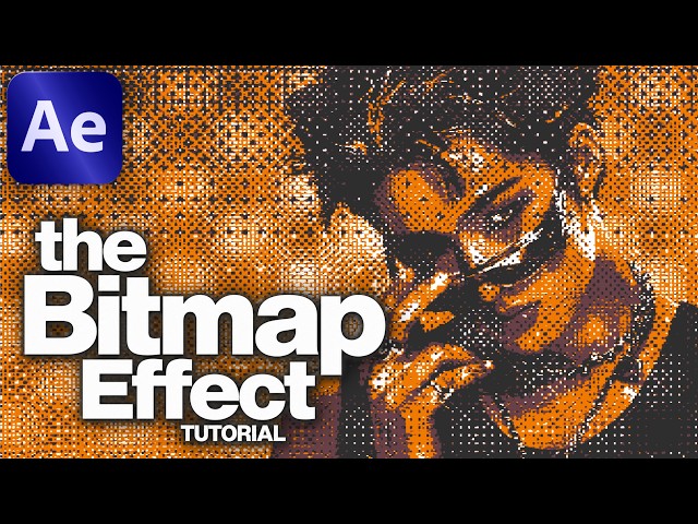How to Make the Bitmap Effect in After Effects in 5 Minutes