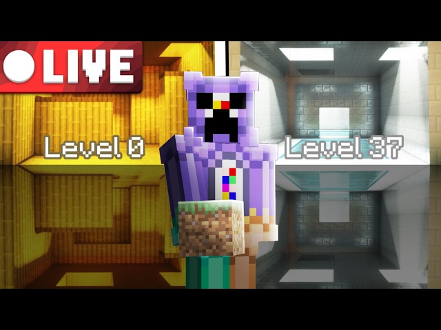 🔴Building Backrooms level 0-100 in Minecraft 🔴