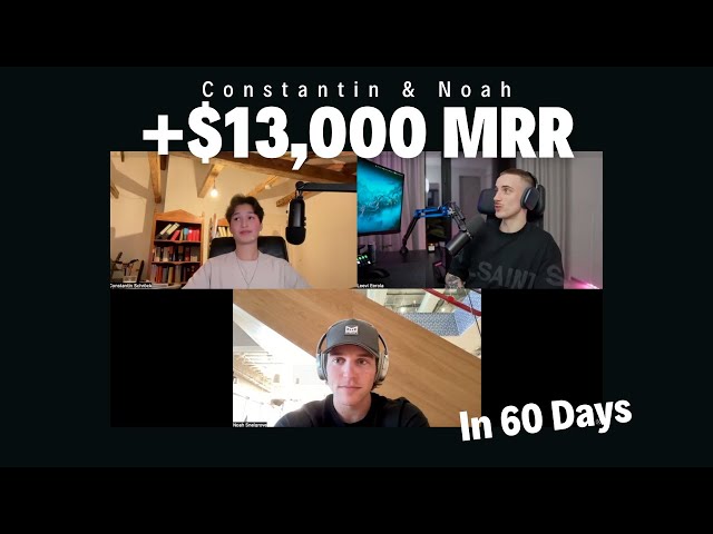 How These Two Friends Hit $13,000 MRR In 60 Days