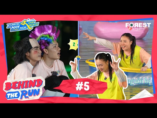 BEHIND THE RUN #5 | Tám Trung - Võ Điền Jerry hoá "TRẺ CƠ NHỠ", Tư Ngọc "MỪNG" khi bị loại |RMVN2026