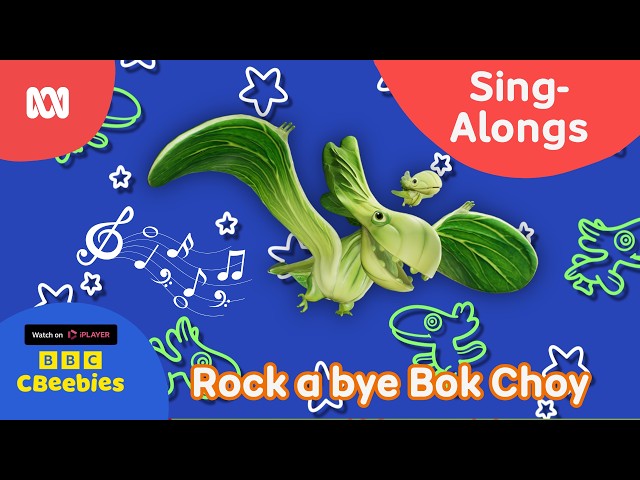 Vegesaurs: Rock a bye Bok Choy Song 🎤🎶 | Fun Kids Sing along | CBeebies