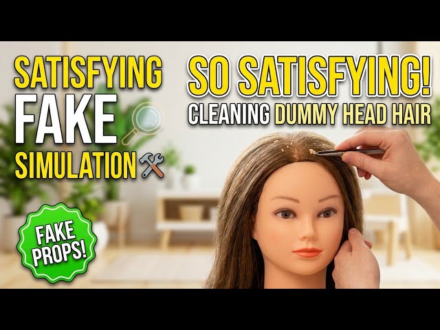 How to Deep Clean Mannequin Hair | Professional Debris Removal Tutorial