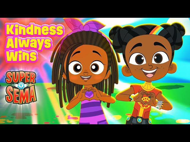 Kindness Always Wins ❤️ Super Sema - Cartoons for Kids