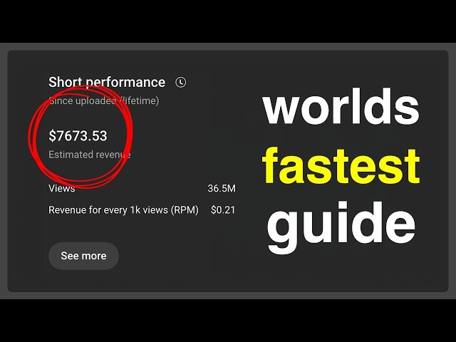 The World's Shortest YouTube Shorts Guide You'll Ever Need