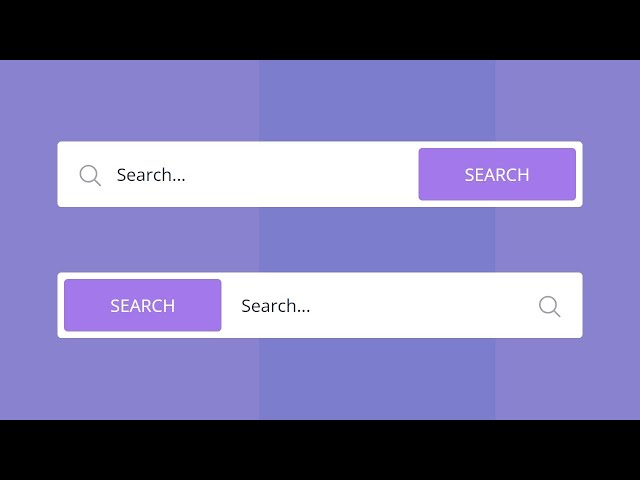 Simple Search box Using HTML and CSS || Search Bar UI Design