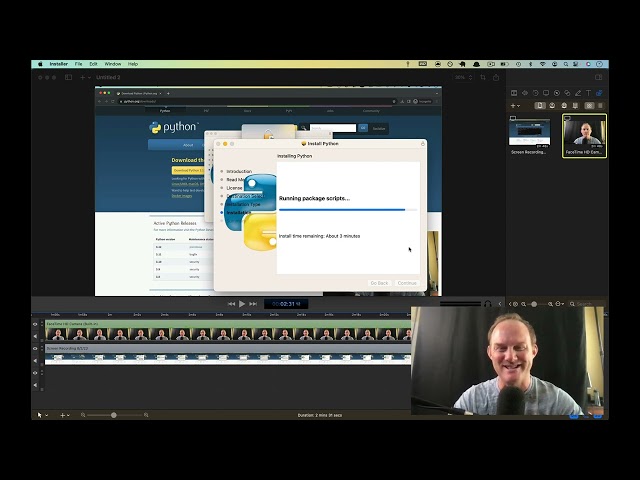 Introduction to Python #3 - Install Python3 and VS Code on a Mac