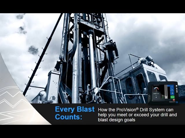 Webinar Recording - Every Blast Counts (ProVision Machine Guidance System for drills)