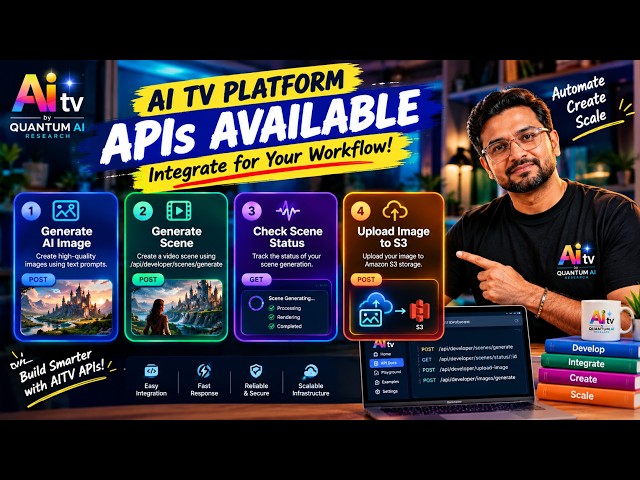 AI TV Platform APIs | Developer APIs for Easy AI Video Workflow Integration