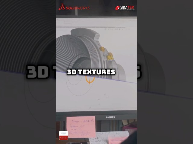 Unlock the power of 3D textures | SOLIDWORKS  #3dprinting #technology