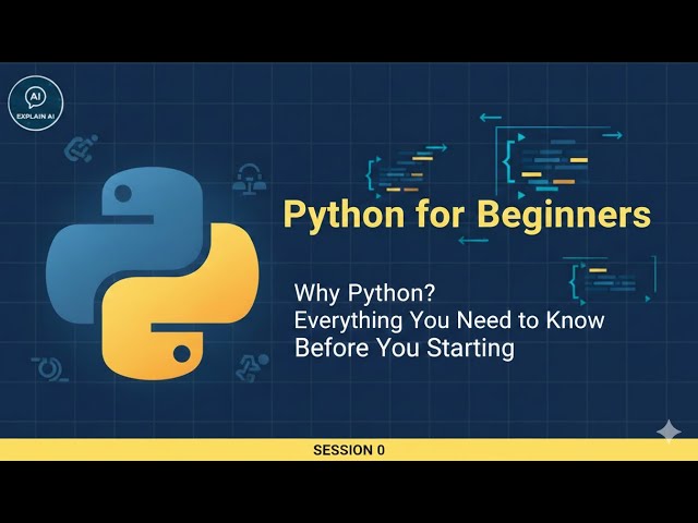 Python for Beginners: Everything You Need to Know Before You Start | #pythonforbeginners
