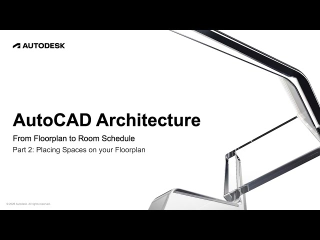 From Floorplan to Room Schedule Part 2: Placing Spaces on your Floorplan | AutoCAD Architecture