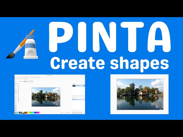 PINTA create shapes