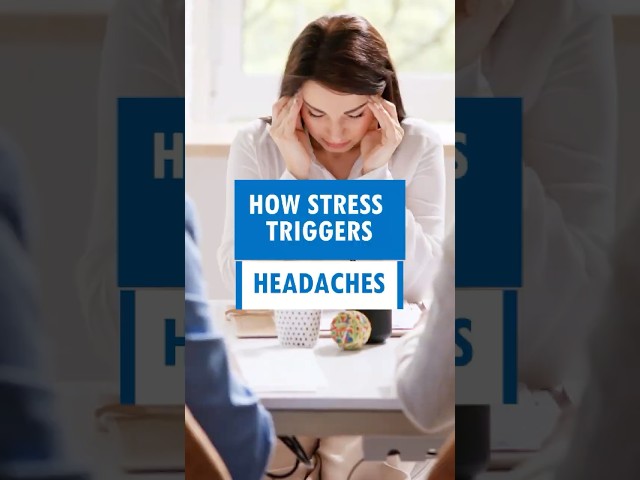 How stress triggers headaches #shorts