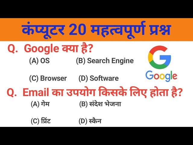 Computer GK MCQS ||Computer Most Important Questions ||Computer Question In Competitive Examination