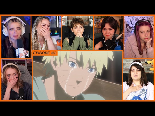 [GIRLS REACT] Shippuden Ep 153 Girl Reaction Mashup