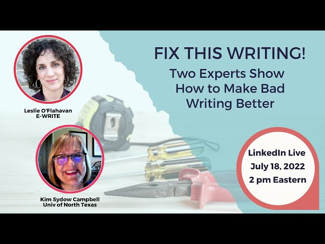 Fix This Writing! Episode 2: Bad Bullets on a Government Web Page