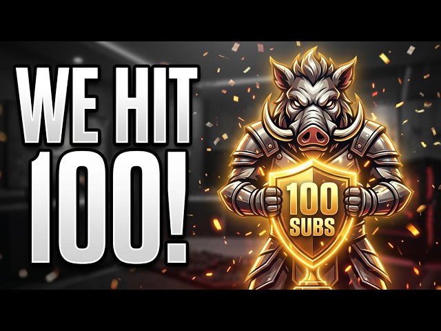 To Everyone Who Subscribed: Thank You! (100 Subs Milestone)