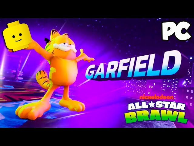 GARFIELD Nickelodeon All Star Brawl Video Game: Arcade - PC Gameplay