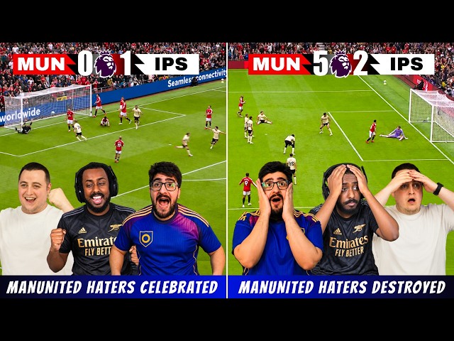 MAN UNITED HATERS CELEBRATED TOO SOON 😭 THEN THIS HAPPENED 😭 Man United 5-2 Ipswich