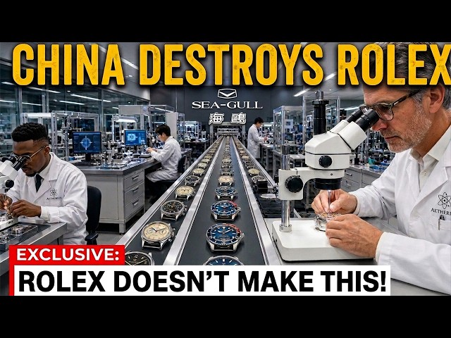 Why Chinese Watches Are DESTROYING Rolex Watches (The Factory Secret)