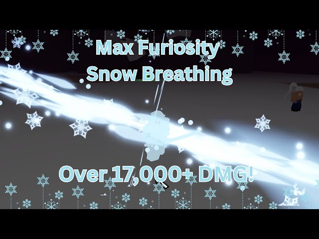 Max Furiosity Snow Breathing Showcase[Project Slayers]