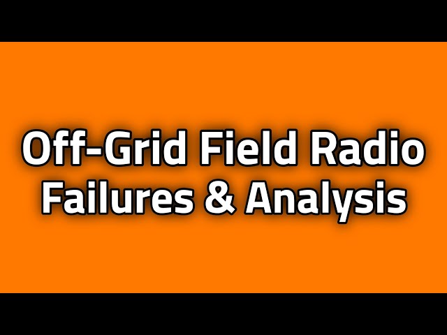 Portable Ham Radio Fail