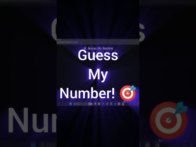 I Coded a Guess My Number Game in JS! 🎯 | #shorts #coding