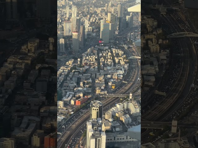 ✈️ Tel Aviv Skyline Landing!