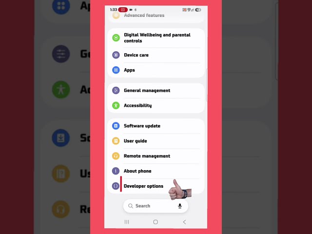 How to enable Developer option in android phone