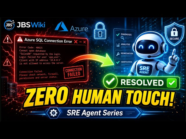 SRE Agent Series : Watch Azure SQL Connection Errors Fix Themselves (Zero Human Touch!)