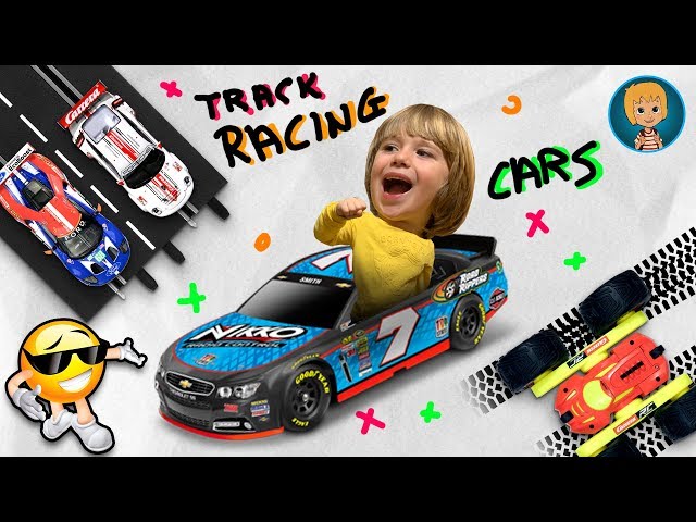 Gerti's TRACK RACING Cars Toy Review (Gerti Toys)
