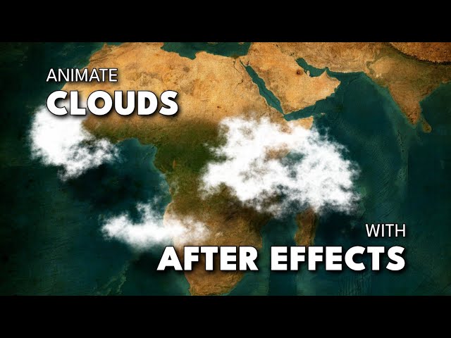 How to animate Clouds on map in Geolayers plugin for After Effects
