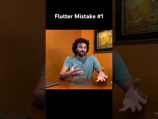 Flutter Mistake: Everything Is a Widget #flutter