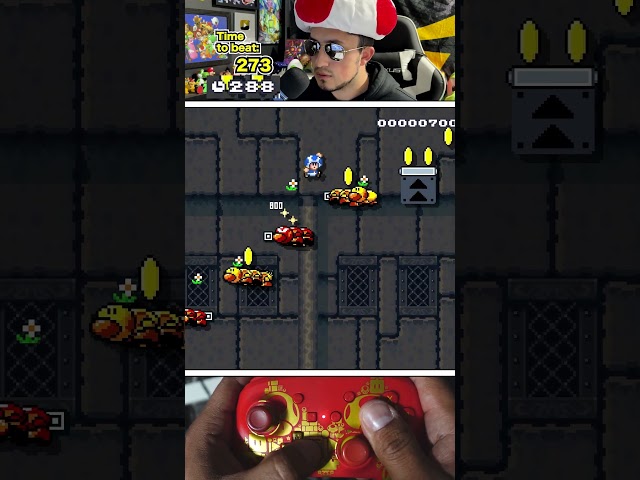 Toad do be FAST! #supermariomaker2 #mariomaker2